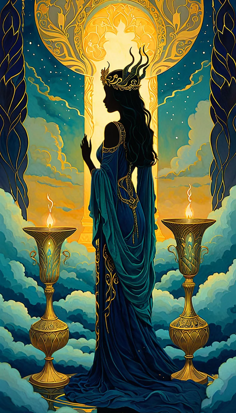 Carta del tarot Set de Copes