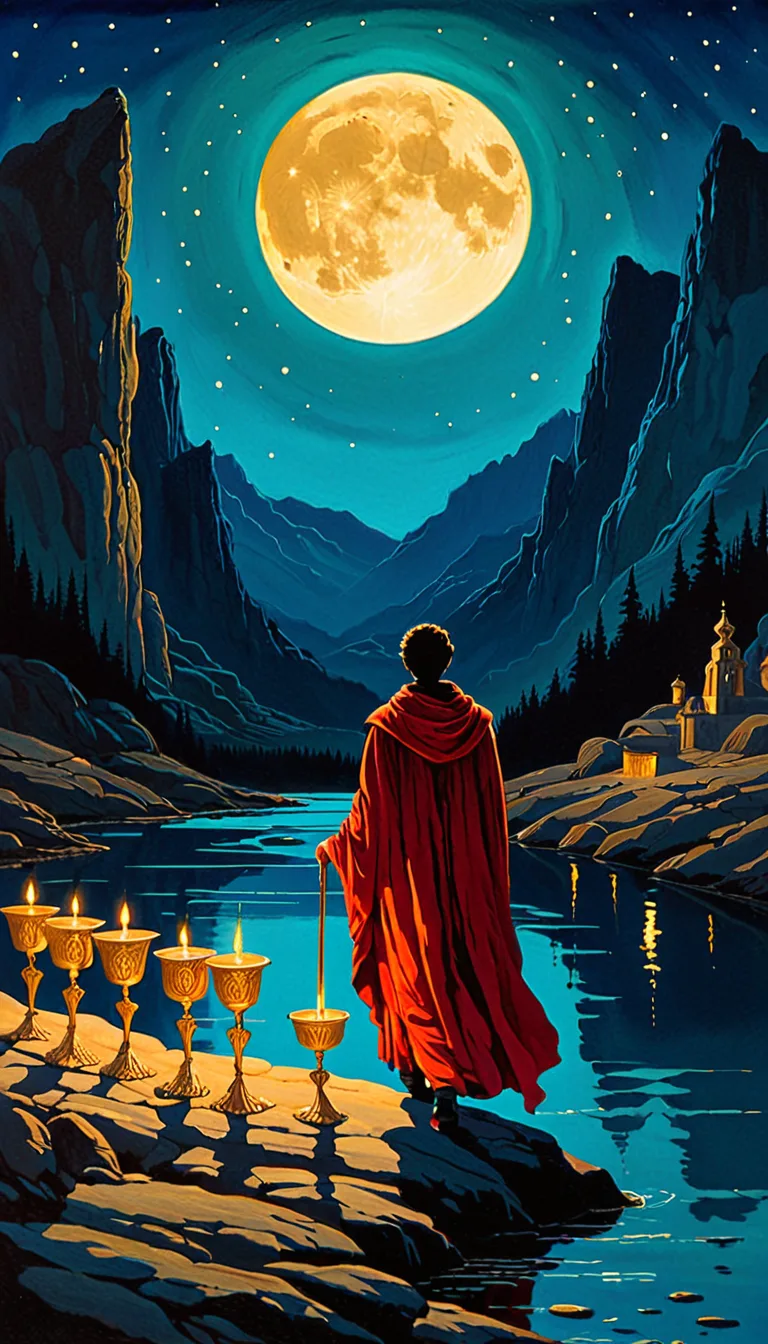 Carta del tarot Ocho de Copas