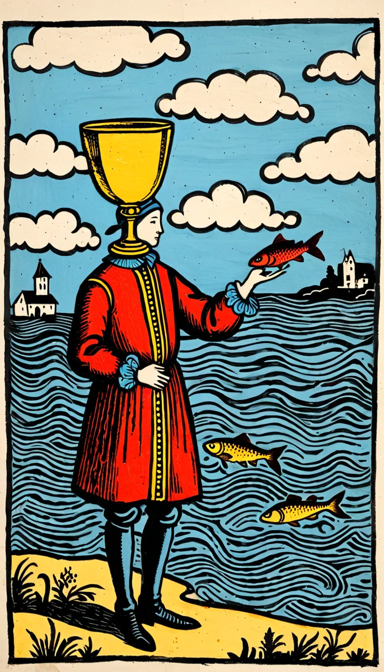 Valet de Coupes dans le Tarot de Marseille