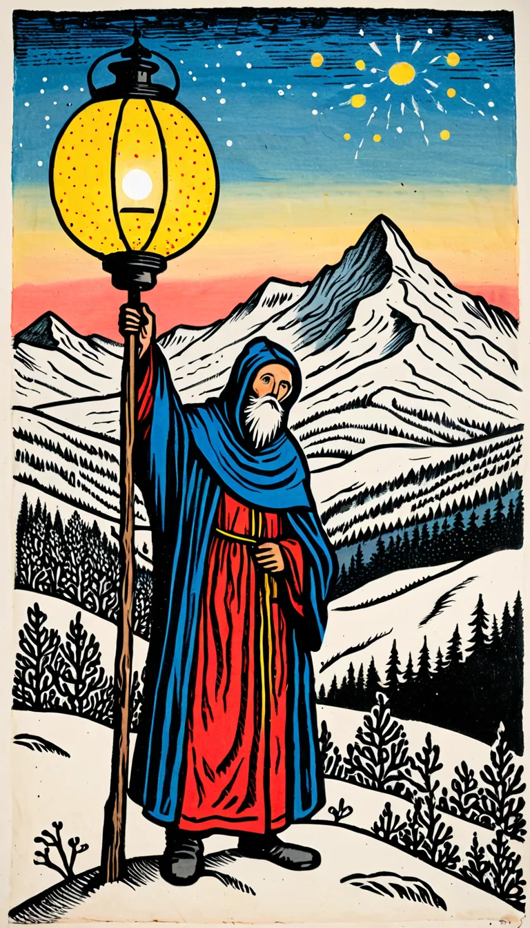 El Ermitaño en el Tarot de Marsella