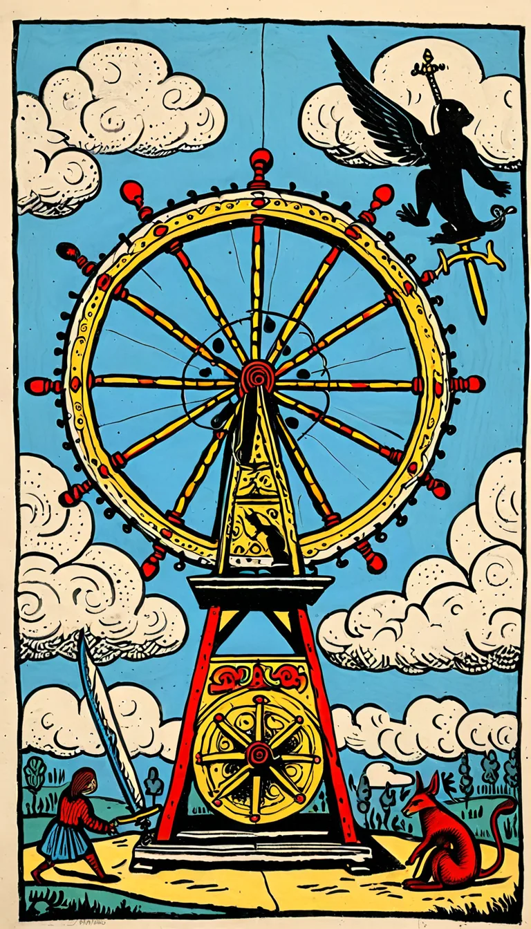 La Roue de Fortune dans le Tarot de Marseille