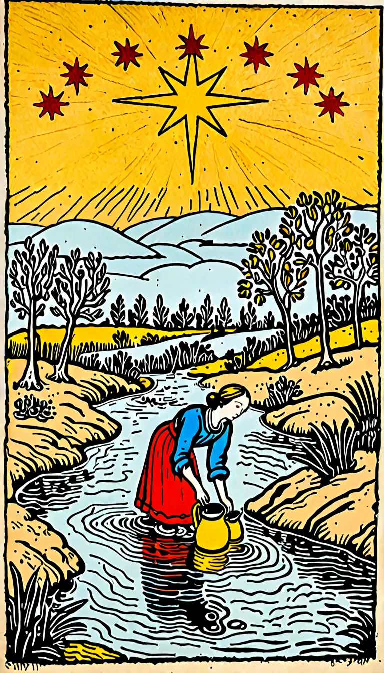 La Estrella en el Tarot de Marsella