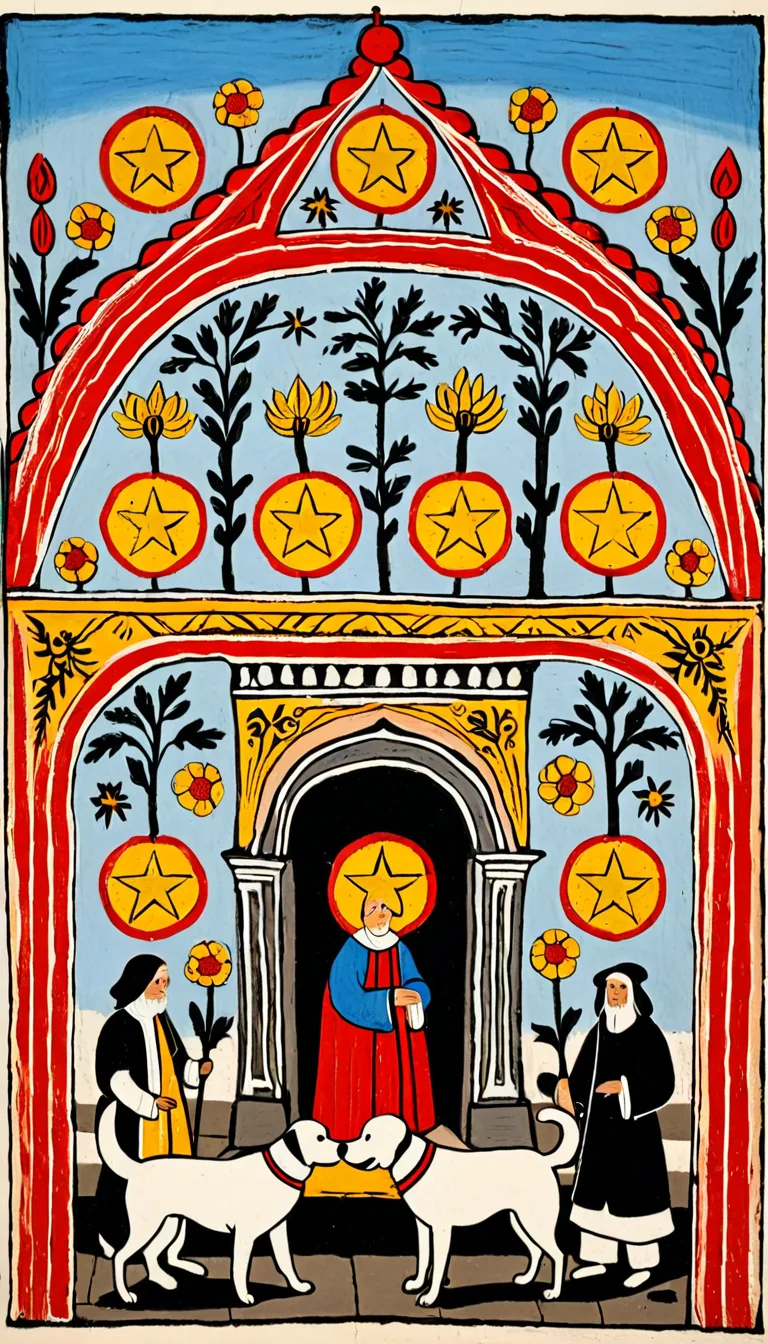 Diez de Oros en el Tarot de Marsella