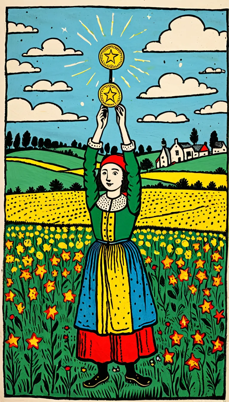 Sota de Oros en el Tarot de Marsella