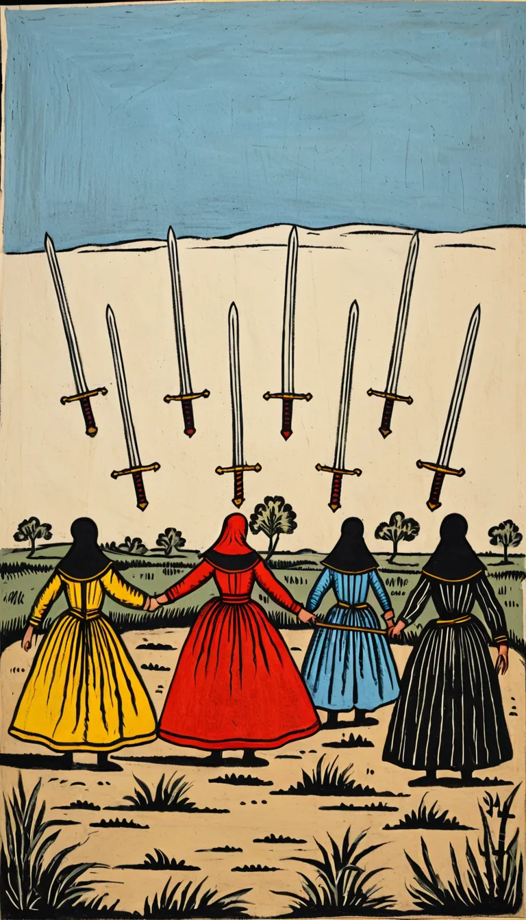 Huit d'Épées dans le Tarot de Marseille