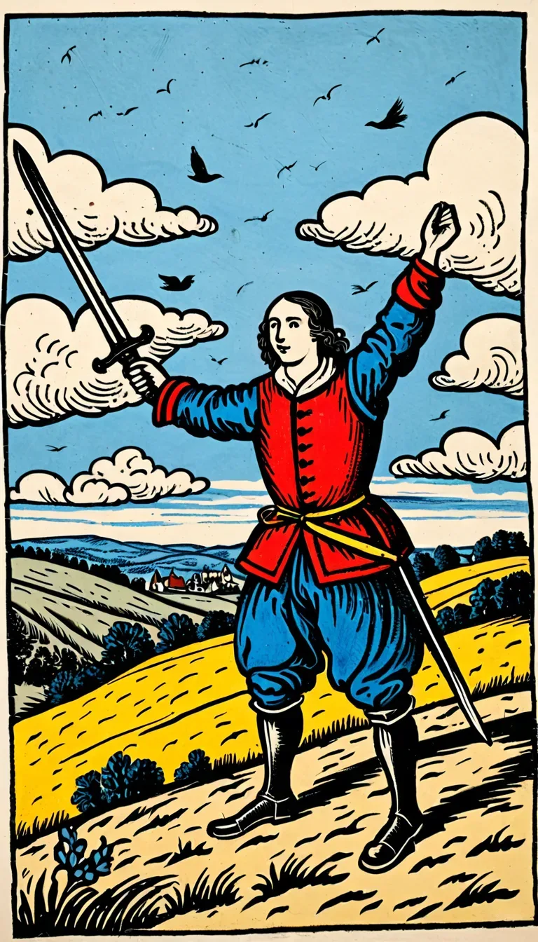 Valet d'Épées dans le Tarot de Marseille