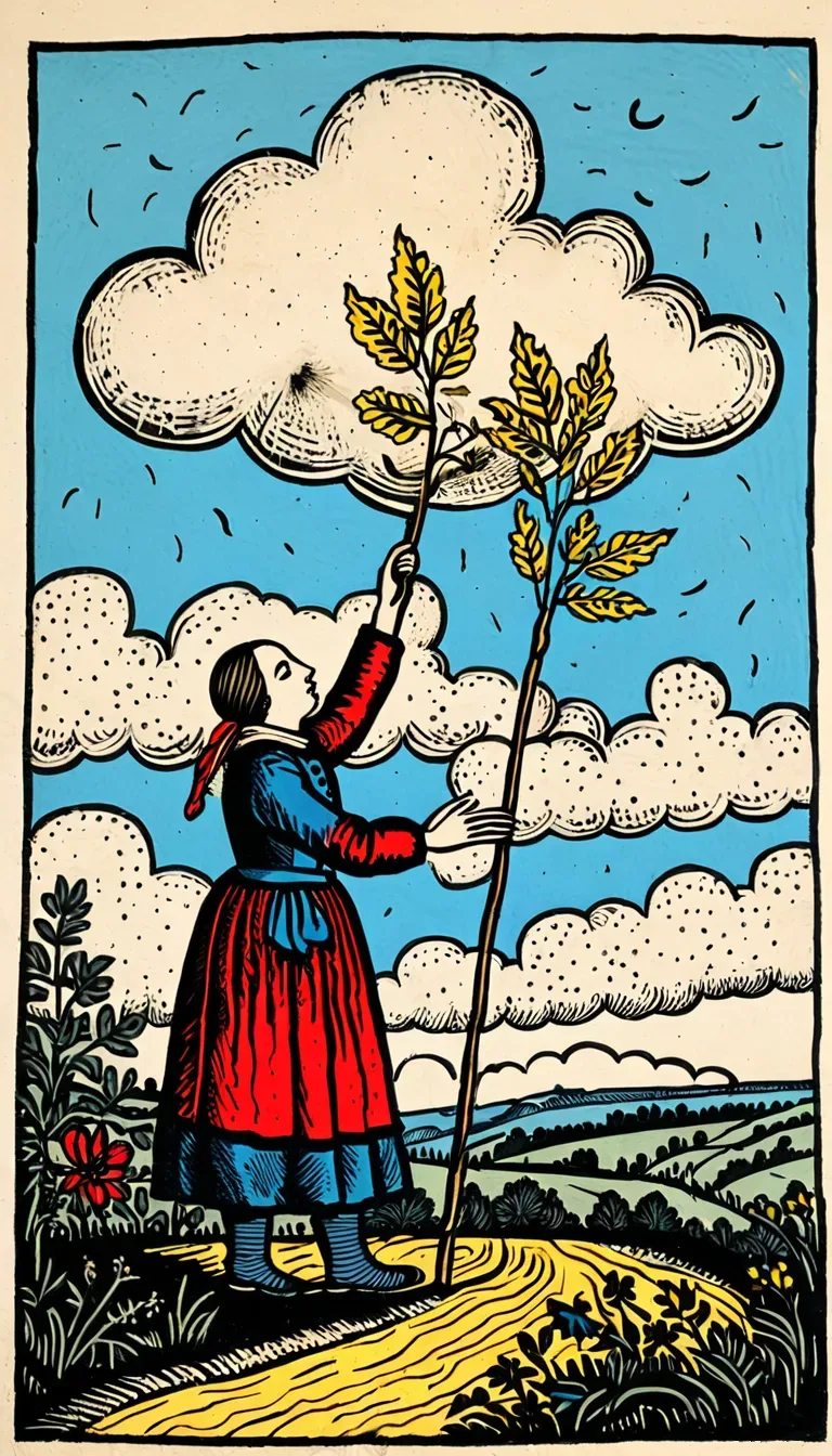 As de Bastos en el Tarot de Marsella