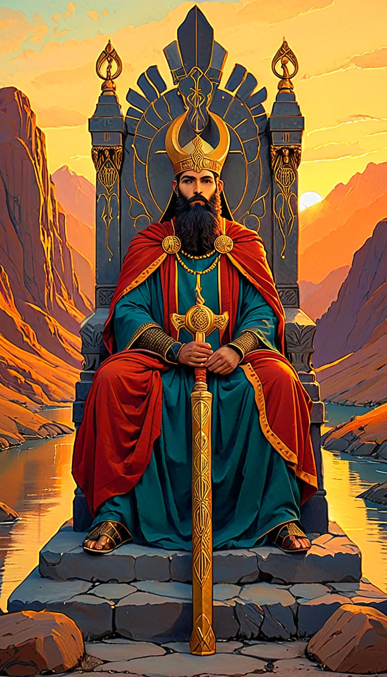 The Emperor tarot card