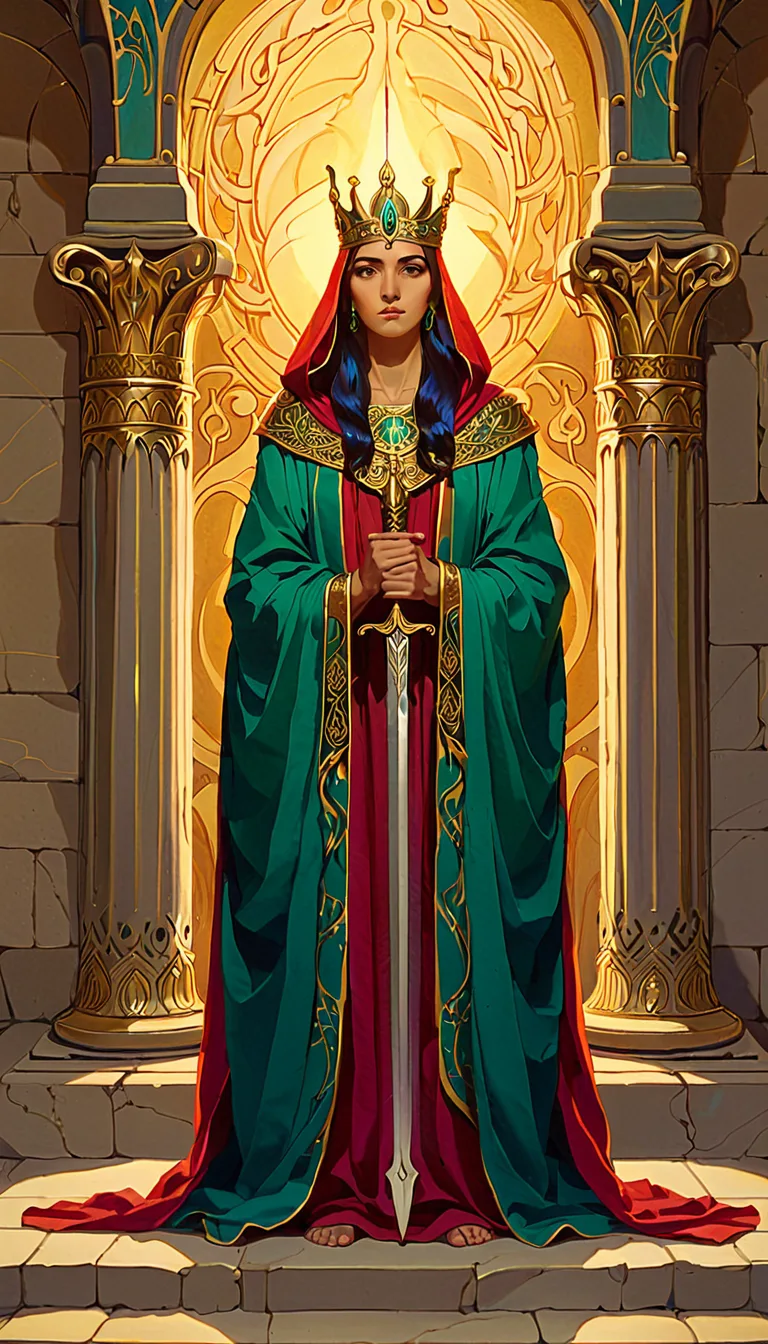 Justice tarot card