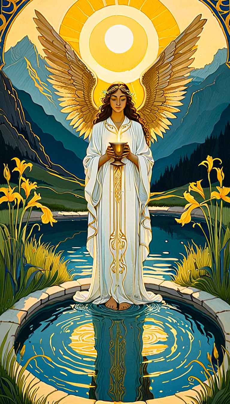 Carta del tarot La Templanza