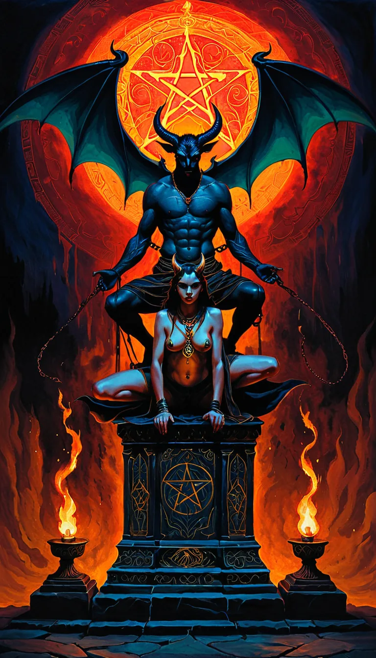 Carta del tarot El Diable