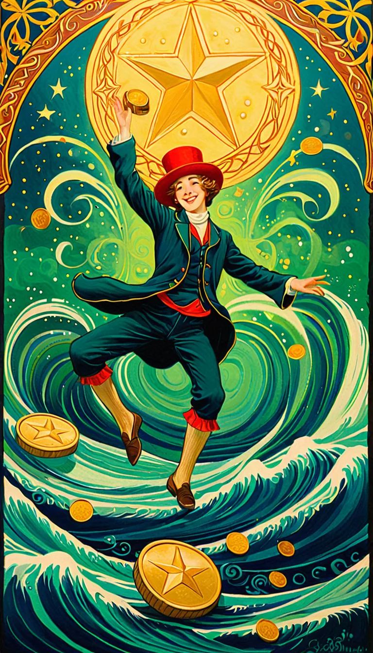 Carta del tarot Dos d'Oros