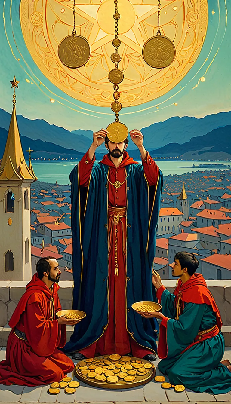 Carta del tarot Sis d'Oros