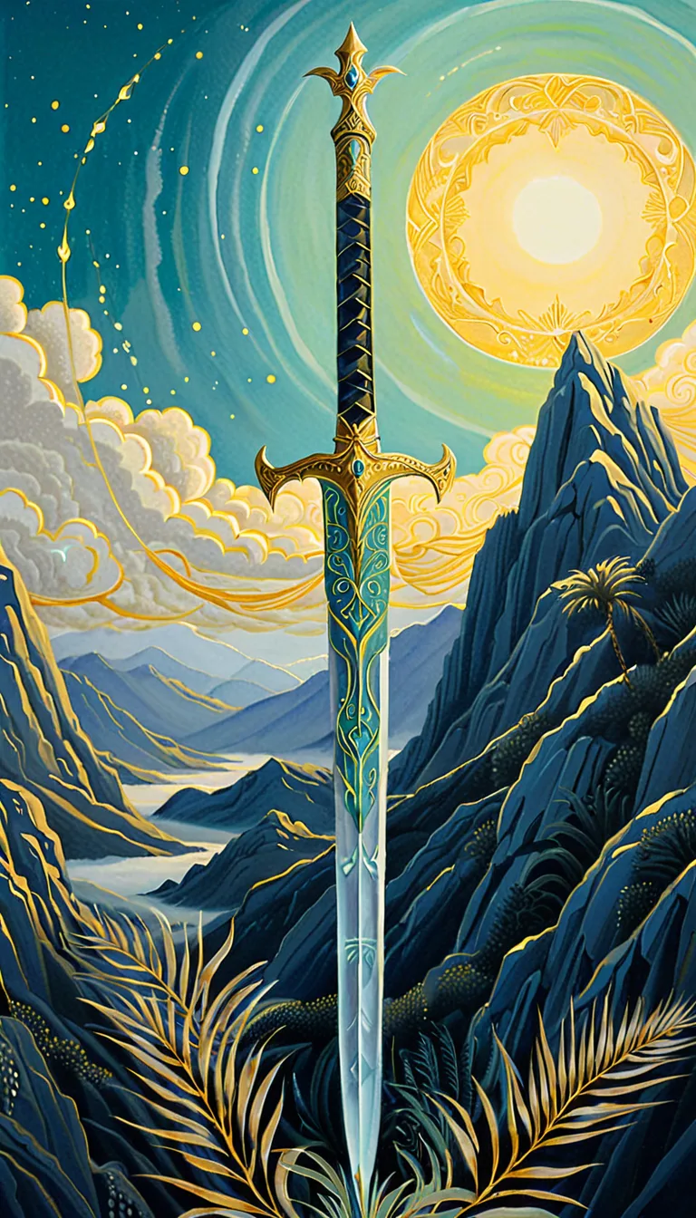 Carta del tarot As de Espadas