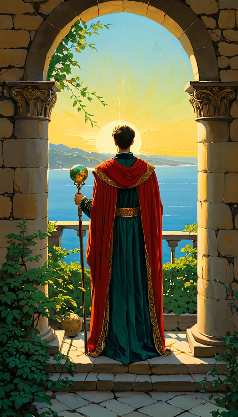 Carta del tarot Dos de Bastos